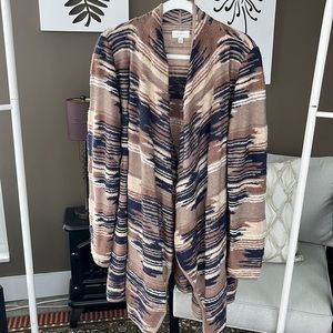 Lucky Brand soft cardigan sweater, size L